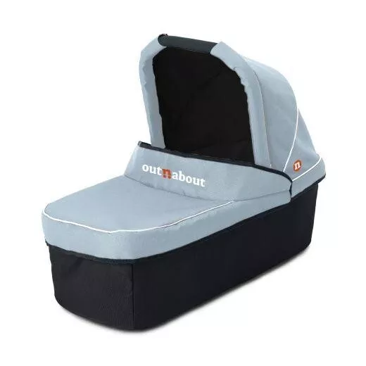 Out And About Nipper Individual NUEVO V5 Carrycot Gris Rocksalt