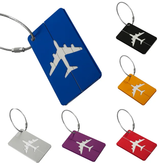 Luggage Tags Hardware Labels Name Address ID Baggage Tag Large Strung Airport