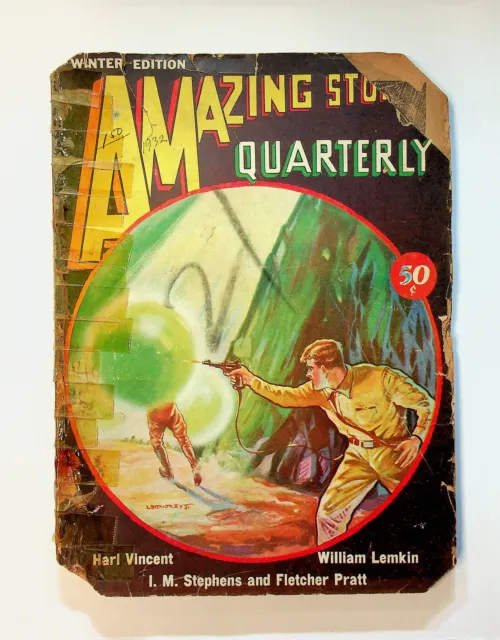 Amazing Stories Quarterly Pulp Jan 1932 Vol. 5 #1 FR