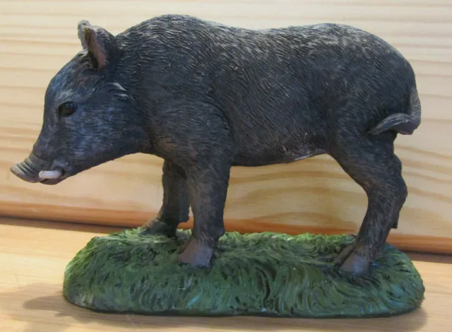 460020 Dekoration Skulptur Figur Wildschwein stehend heimisches Wild Eber Keiler