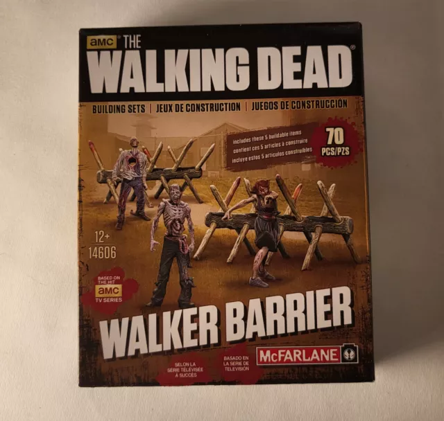 McFarlane Toys "The Walking Dead Building Set – Walker Barrier" NEU! & OVP!