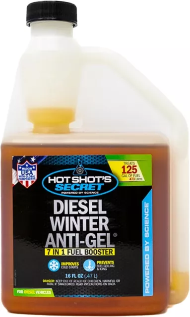 Opti-Lube Winter Anti-gel Diesel Fuel Additive: 4oz 8 Pack, Treats up to 16  Gallons per 4 oz Bottle
