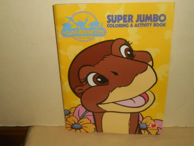 The LAND BEFORE TIME Super Jumbo Coloring & Activity Book Unmarked LANDOLL