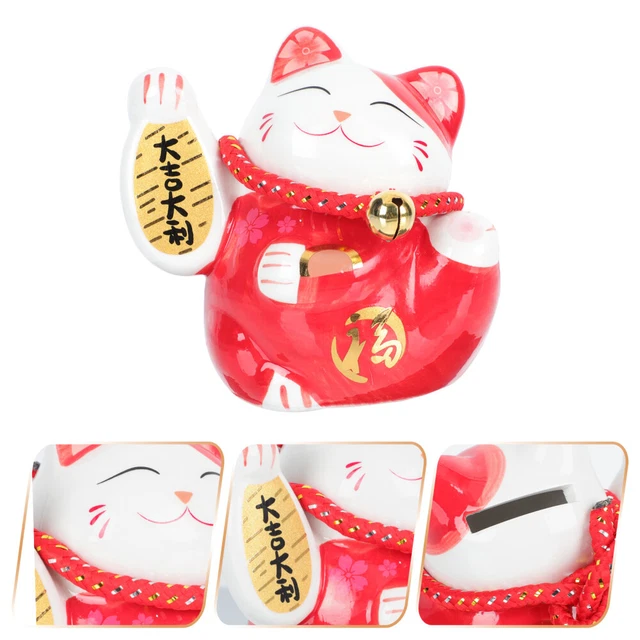 Puckator Tazza Sottosopra In Ceramica – Maneki Neko Gatto Portafortuna, Design Capovolto, 600 Ml, Idea Regalo Simpatica Per Amanti Giappone