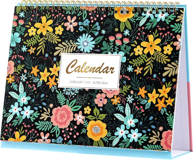 DESK CALENDAR 20232024 Standing Flip 20232024, 18 Months Desktop