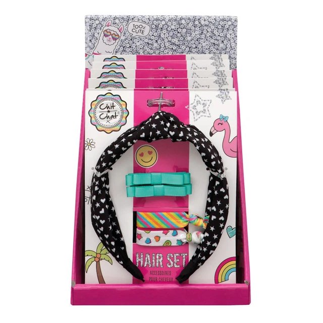 Technic Chit Chat Hair Set - Accessories Headband Girls Cute Gift Slides Child
