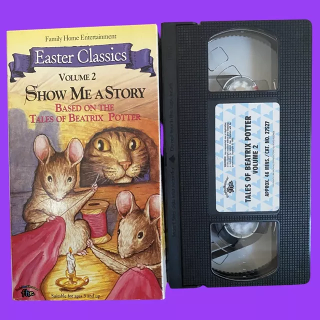 Show Me A Story Vol. 2: The Tales of Beatrix Potter (VHS, 1998). Free Shipping!