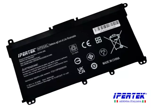 Batteria per HP portatile HP 240 G7 245 250 255 14 15 17 HT03XL L11421-421 pc