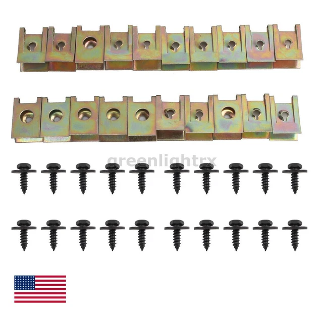 ENGINE SPLASH SHIELD Guard Bumper Hardware Body Bolt Screw Unut Clips