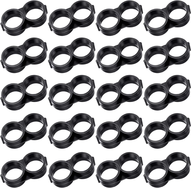 20 Pack 16Mm Drip Irrigation Folding Hose Connectors End Plug,1/2 Drip Tubing Fi