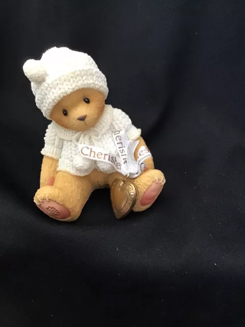 Cherished Teddies - BIANCA - Baby with White Sweater & Locket - Item#533297