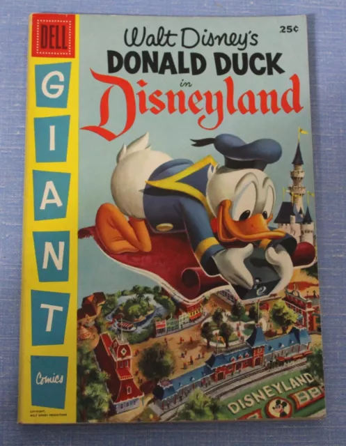 Walt Disney’s Donald Duck in Disneyland - #1, 1955 - in Very Good Condition