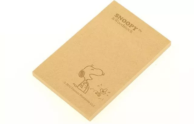 Snoopy 40pages Kraft Memo / Writing Pad / Paper / Sticky Message Note