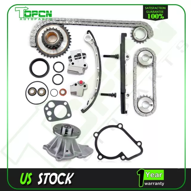 Timing Chain Kit & Water Pump Set 1998 For Nissan Frontier 2.4L DOHC KA24DE