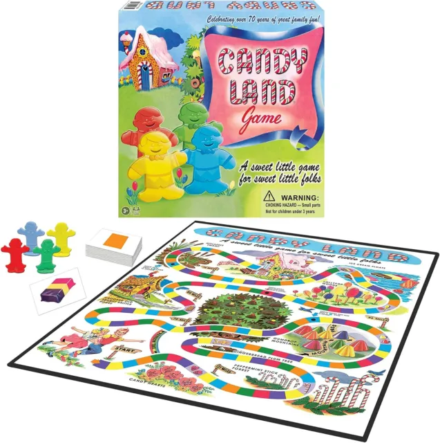 Candy Land Board Game (Repro of vtg Milton Bradley 1955/1962/#4700) New SEALED