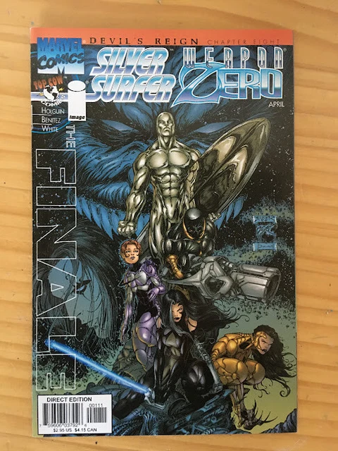 Silver Surfer Weapon Zero # 1 Nm Marvel Comics Top Cow 1997