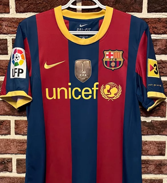 NIKE 2010 FC BARCELONA Home #8 INIESTA Soccer Shirt Men (S) Football ...
