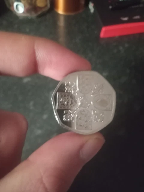 50p Coin Charles III DG REX FD