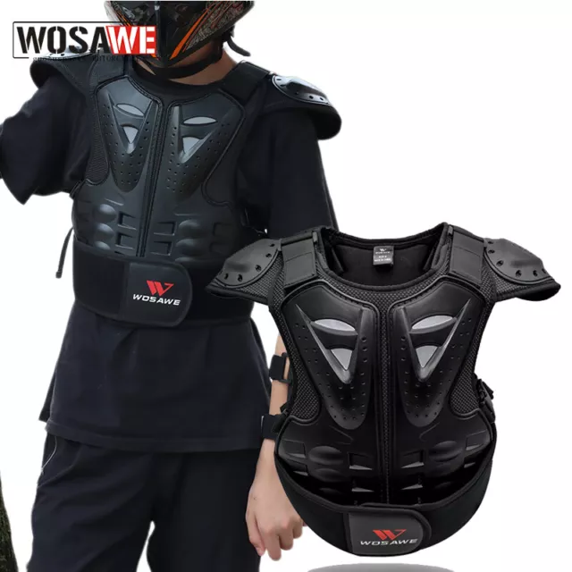 WOSAWE Brustpanzer Weste-Schutz Motorradjacke Motocross Sport Körperrüstung Vest