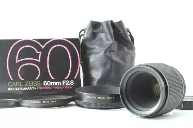 【TOP MINT in BOX】 Contax Carl Zeiss Makro Planar 60mm f/2.8 T* AEJ from JAPAN