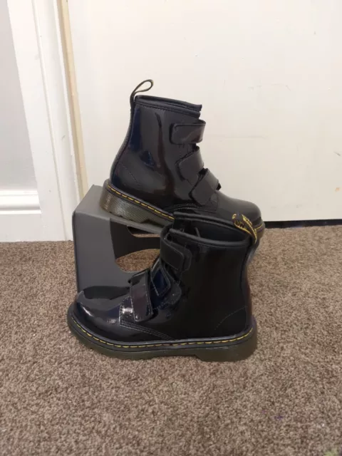 Dr. Martens Boots Hook And Loop  Straps UK Size 13 Kids