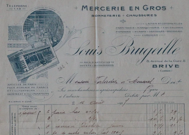 ANCIEN PAPIER & ancienne Plaque des Cycles Vélo Moréna et Solex B Lagnérie Brive EUR 7,55