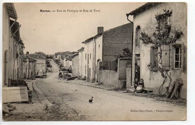 MARON - Meurthe et Moselle - CPA 54 - La rue de FLAVIGNY