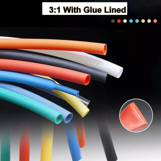 Φ1.6 - 39mm Heatshrink Sleeving 3:1 Glue Lined Heat Shrink Tube Car Wire Wrap