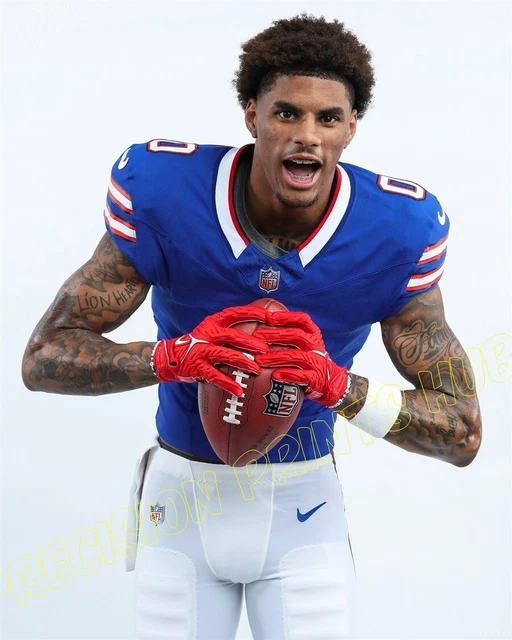 8X10 GLOSSY POSTER 2024 NFL Draft Buffalo Bills Rookie KEON COLEMAN, WR