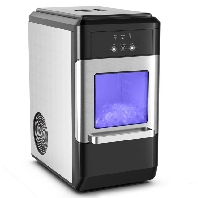 NUGGET COUNTERTOP ICE Maker Machine 44lbs/24H SelfCleaning Powerful