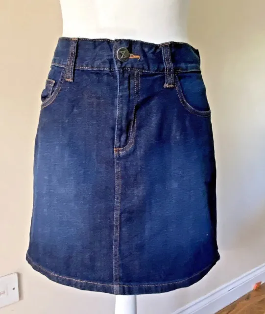 women's Denim Short Mini Skirt Size 12 Y2K 90s 00s