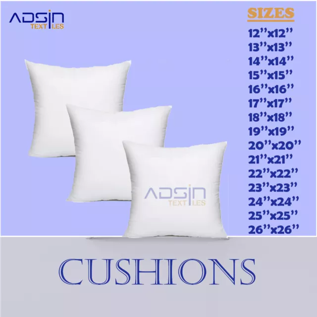 Cushion inserts Pads inner Hollowfiber Scatters Filler Deep Filled Plump Pillow