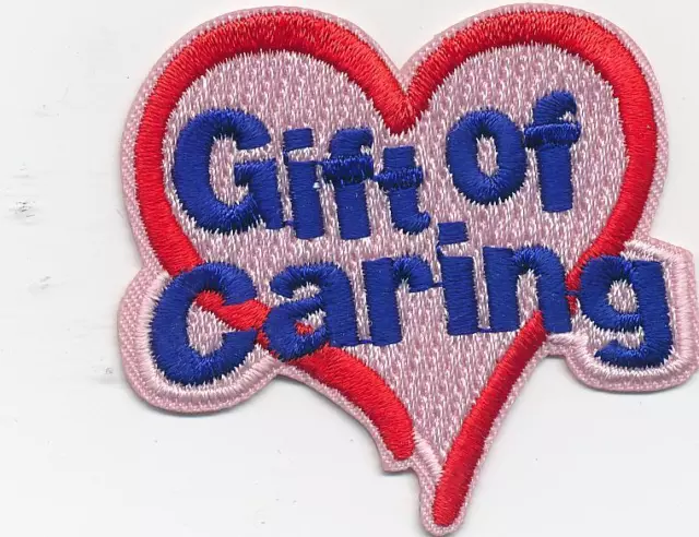 Girl Boy Cub GIFT OF CARING donation Fun Patches Crests Badges SCOUT GUIDE