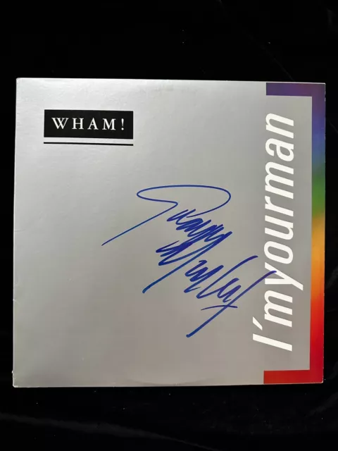 George Michael signed I’m Your Man vinyl LP  Records Authentic