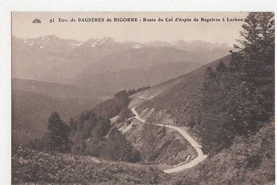 France, Bagnes de Bigorre, Route du Col d'Aspin Postcard, B271