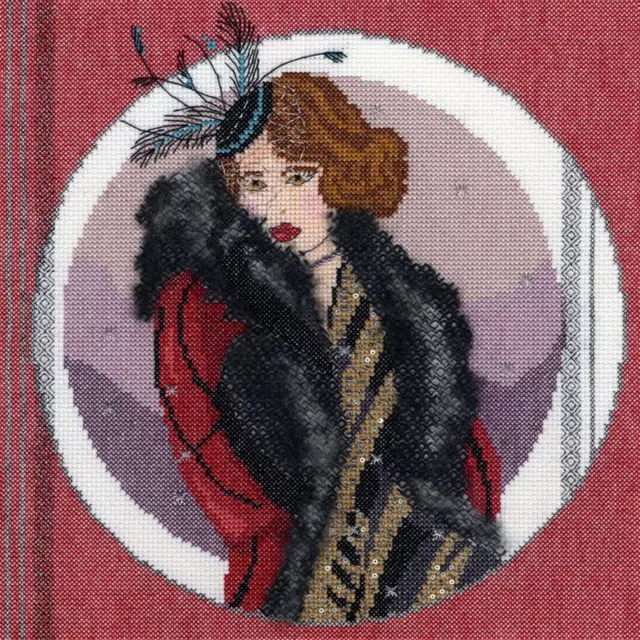 Bothy threads XRT2 Roaring Twenties Scarlette Embroidery Counted