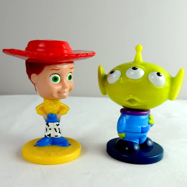DISNEY PIXAR TOY Story BobbleHeads Jessie And Alien Mfg For Kellogg 9