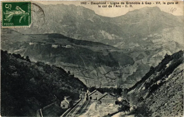 CPA AK Dauphiné Ligne de GRENOBLE a GAP Vif la gare et col de l'ARC (652436)