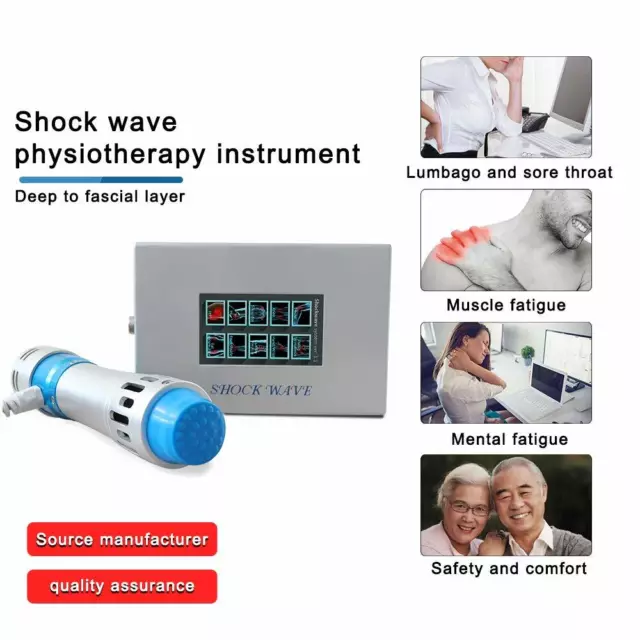 Shockwave Therapy Machine Effective Shock Wave Body Massager for Pain Relief ED