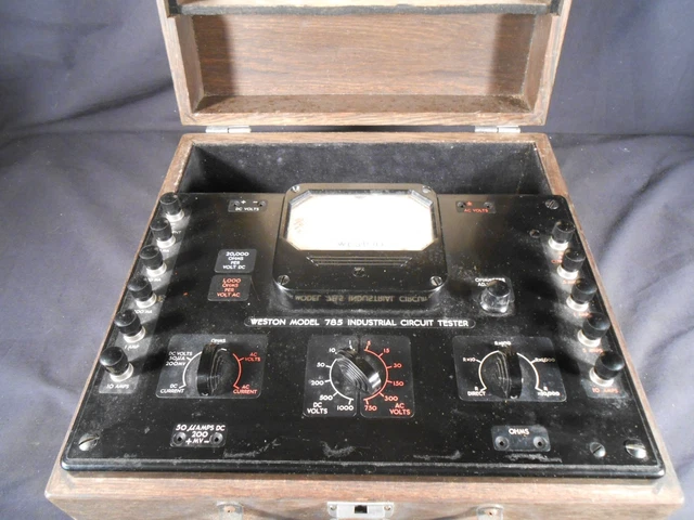 WESTON INDUSTRIAL ANALYZER Model 639 $24.99 - PicClick