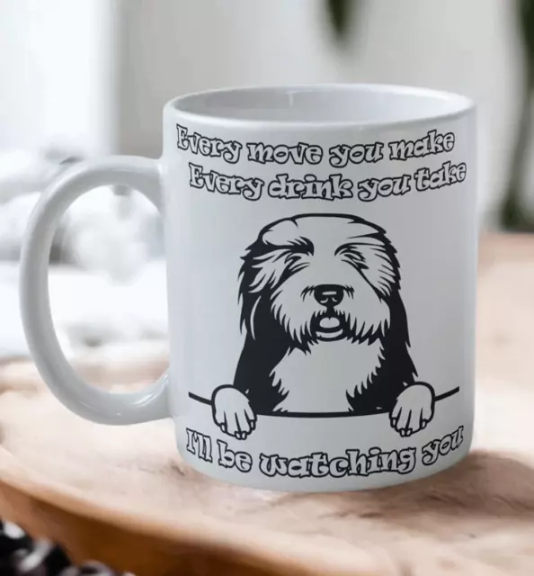 'Old English Sheepdog' Design Mug