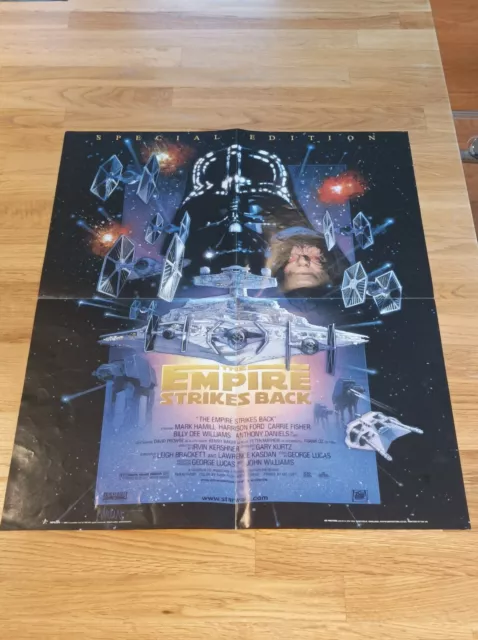 Rare Autographed Star Wars Empire Strikes Back Special Edition Poster 2002