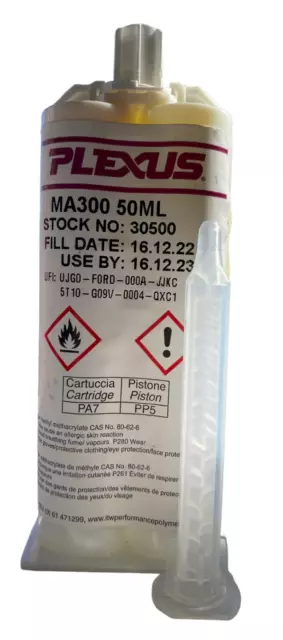 Plexus MA300 Methacrylate Structural Adhesive in cartridge 50ml