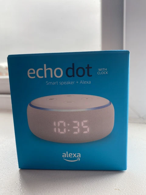 AMAZON ECHO DOT (3rd Generation) Smart Speaker with Clock - Sandstone £ ...