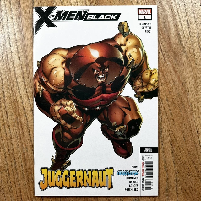 Xmen Black Juggernaut #1 J Scott Campbell Cover 2nd Print Variant Marvel 2019 NM