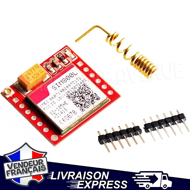 SIM800L MODULE GSM Gprs Quad Band Antenna Arduino Raspberry Sim Cards ...
