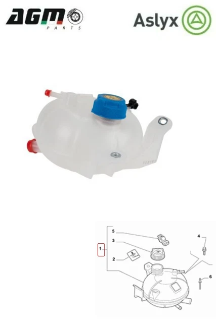 Serbatoio Compensazione Refrigerante Aslyx As-535598