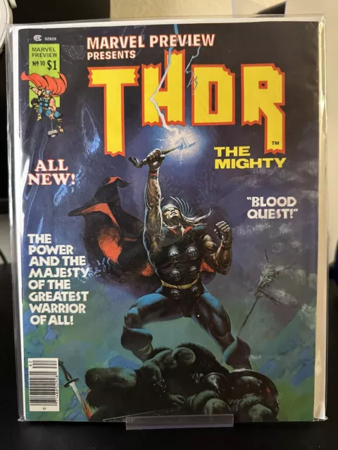 Marvel Preview Presents #10 (Marvel Comic Magazine 1977) The Mighty Thor
