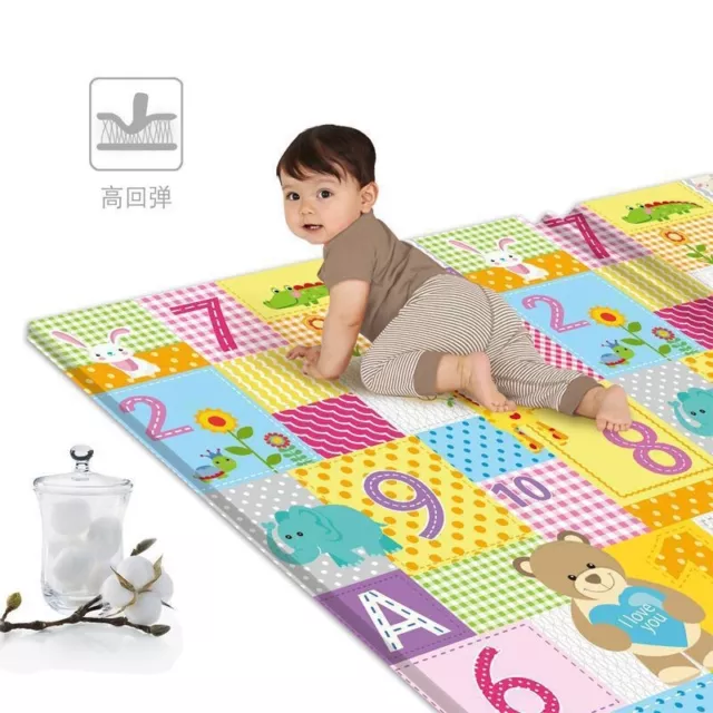180*150Cm Baby Krabbeldecke Spielteppich Spielmatte Faltbar Wasserdichteungiftig