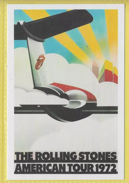 Rolling Stones US Tour 1972 Mini Poster 4x6 Re-Print #3021